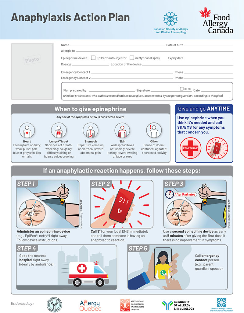 Pensez-VITE-affiche_2020_a Anaphylaxis Action