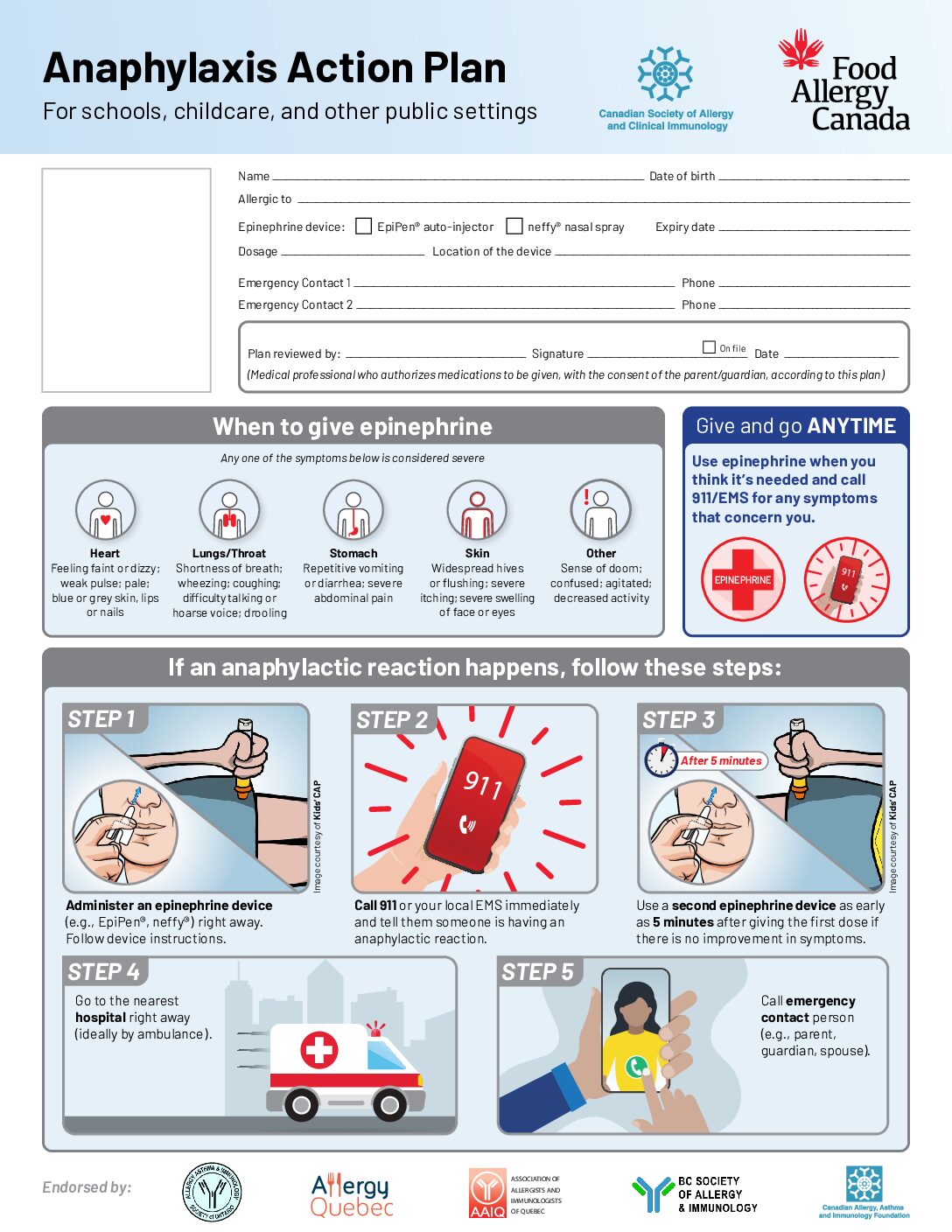Anaphylaxis-Action-Plan_EN Anaphylaxis Action